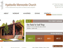 Tablet Screenshot of hyattsvillemennonite.org